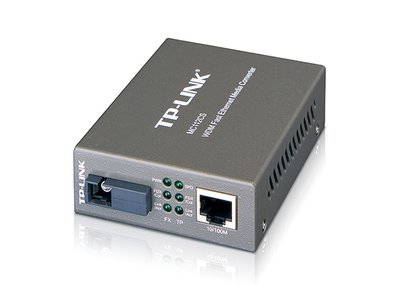 Медіаконвертер TP-LINK MC112CS 1xFE, 100Base-LX, SM, WDM, 20km, SC MC112CS фото